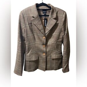 NWT Boohoo Plaid Tailored Blazer